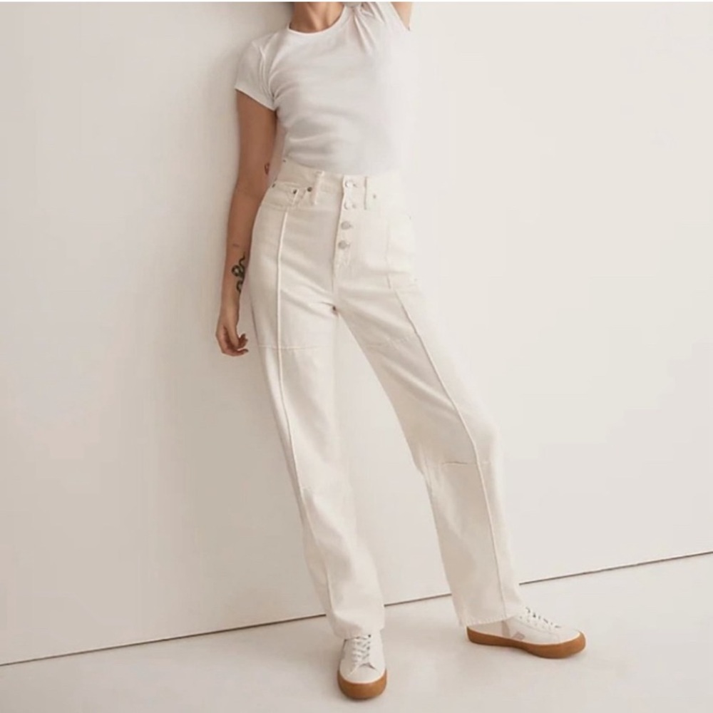 Madewell Baggy Straight Jeans in Vintage Canvas Size 28